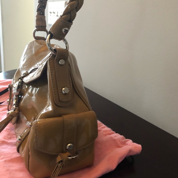 Francesco Biasia Patent Leather Shoulder Bag - Picture 3 of 8